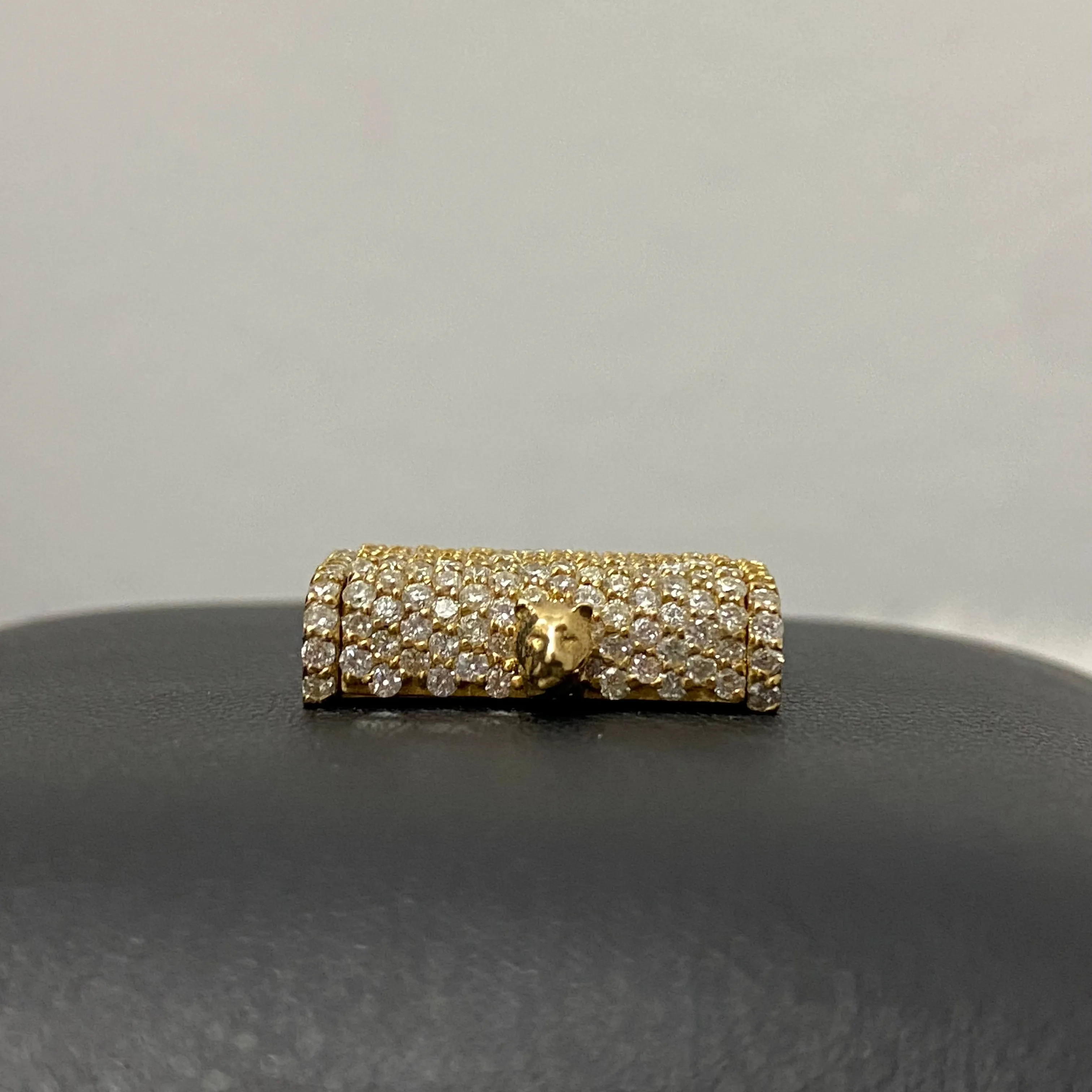 10K Yellow Gold Diamond Sleek Lock 1.43Ct Dia / 5.2gr / 10mm