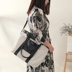 2 Color Canvas Diaper Handbag