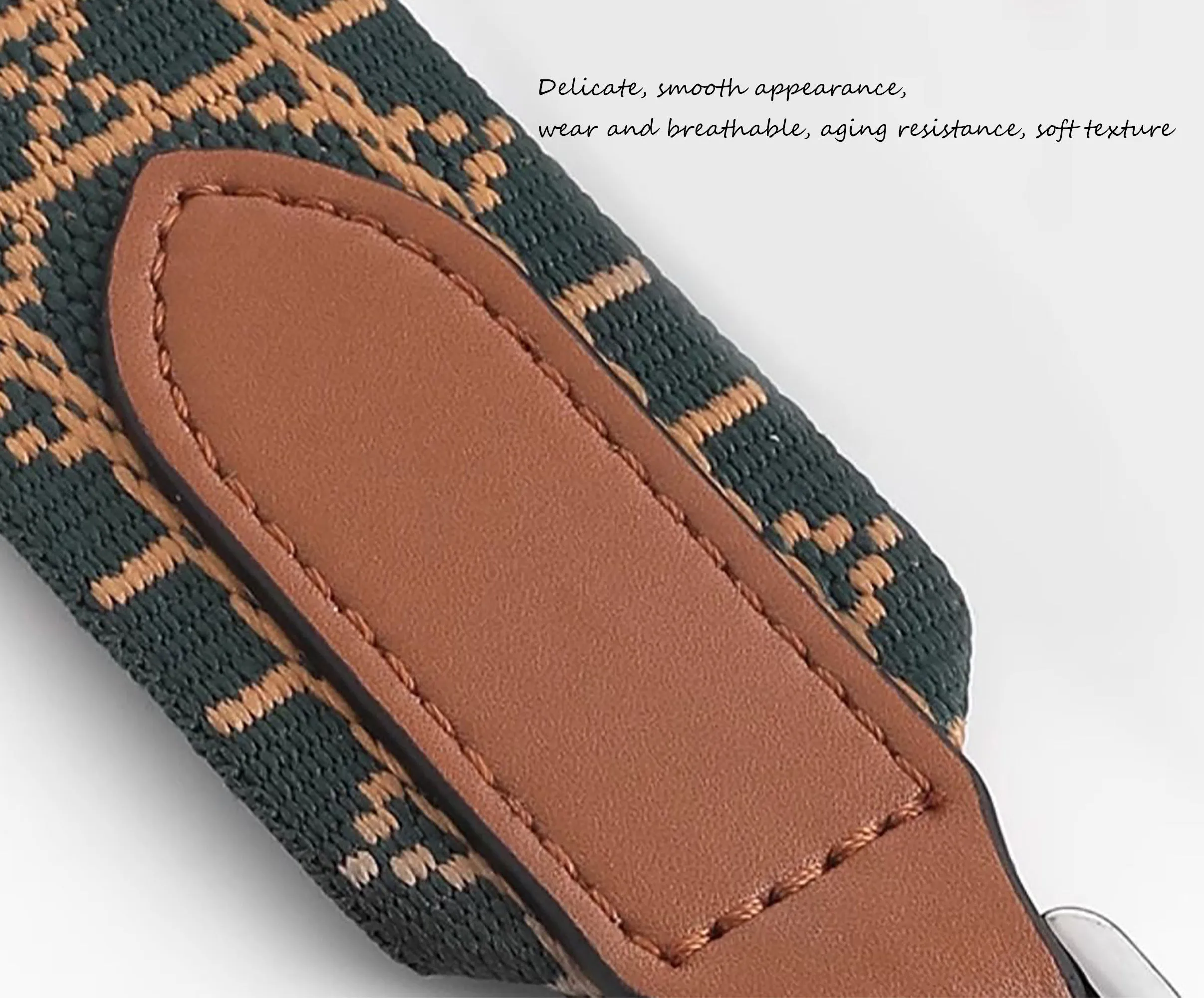 4cm wide canvas shoulder strap, suitable for Evelyn bag, crossbody bag strap, guitar strap, fashion bag strap for women's bags