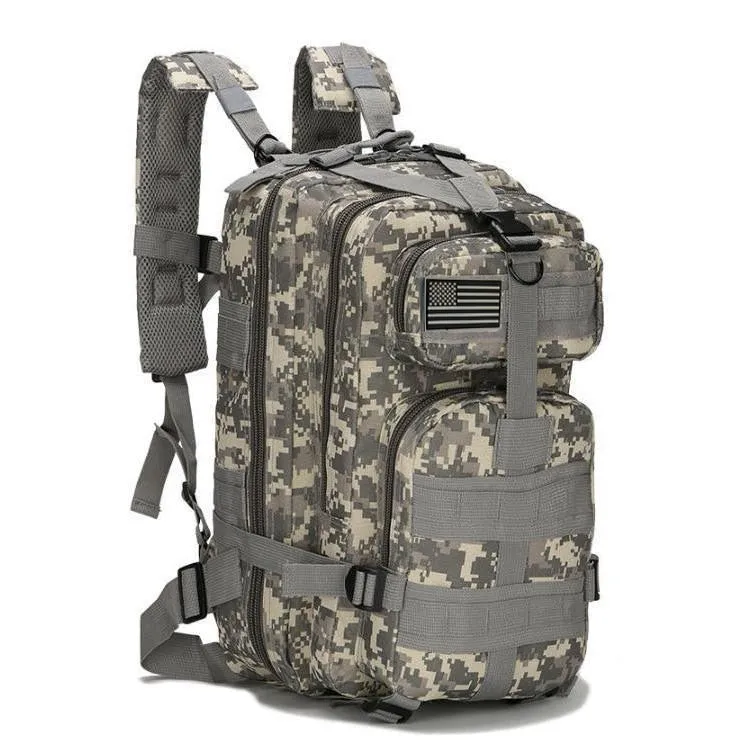 50L Nylon Waterproof Trekking Fishing Hunting Bag Backpack