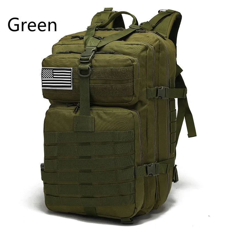 50L Nylon Waterproof Trekking Fishing Hunting Bag Backpack
