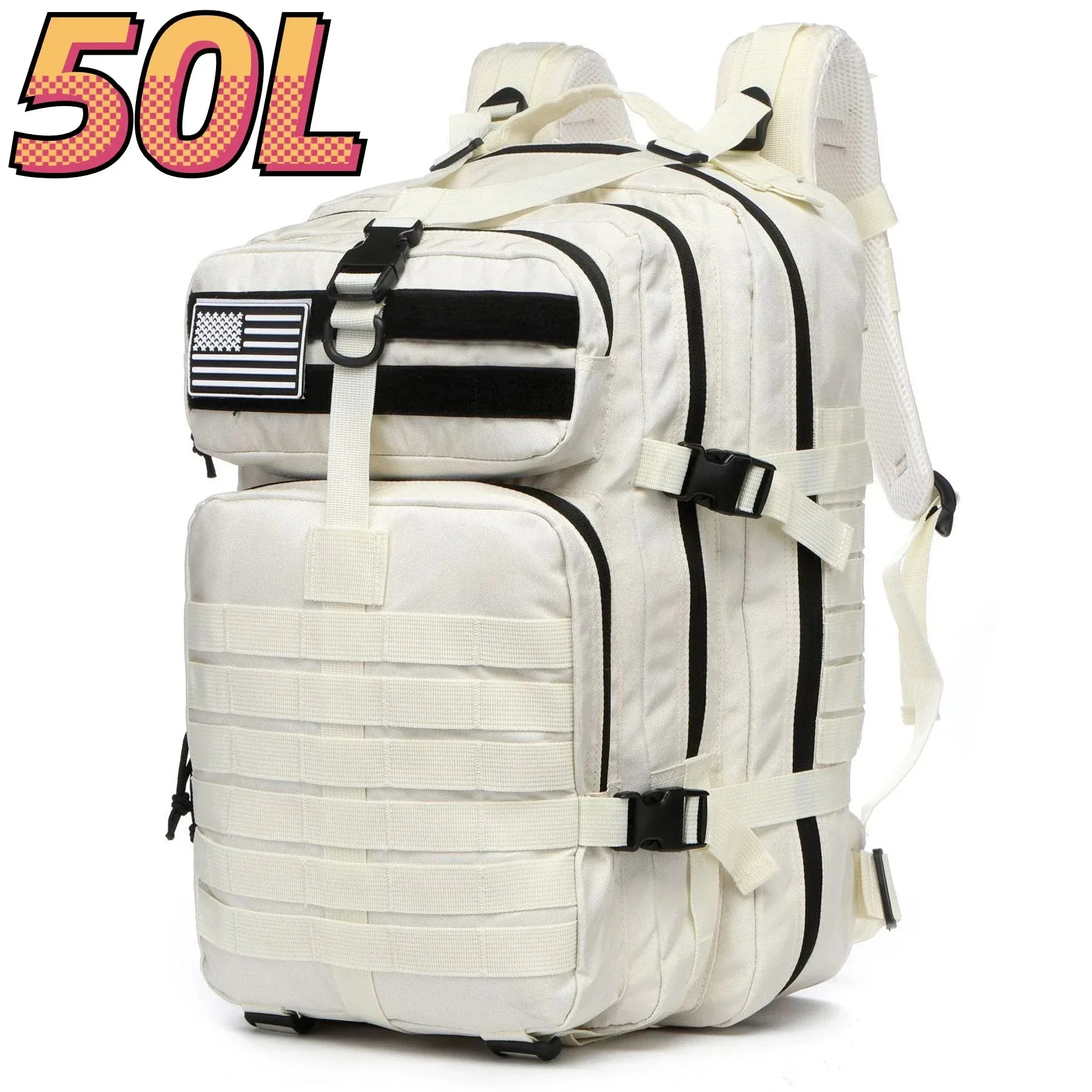 50L/30L Camo Bag Men Tactical Backpack Molle Bag Out Bag Waterproof Camping Hunting Backpack Trekking Hiking