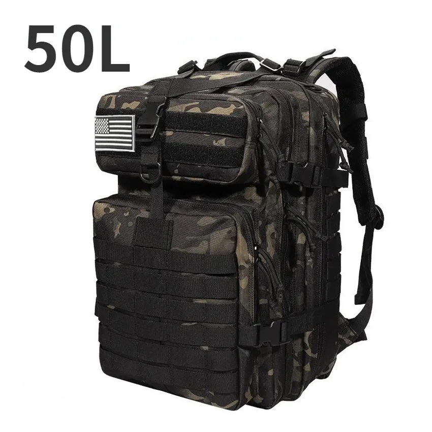 50L/30L Camo Bag Men Tactical Backpack Molle Bag Out Bag Waterproof Camping Hunting Backpack Trekking Hiking