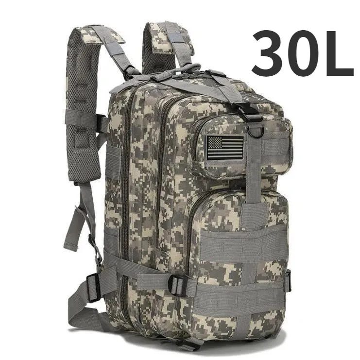 50L/30L Camo Bag Men Tactical Backpack Molle Bag Out Bag Waterproof Camping Hunting Backpack Trekking Hiking