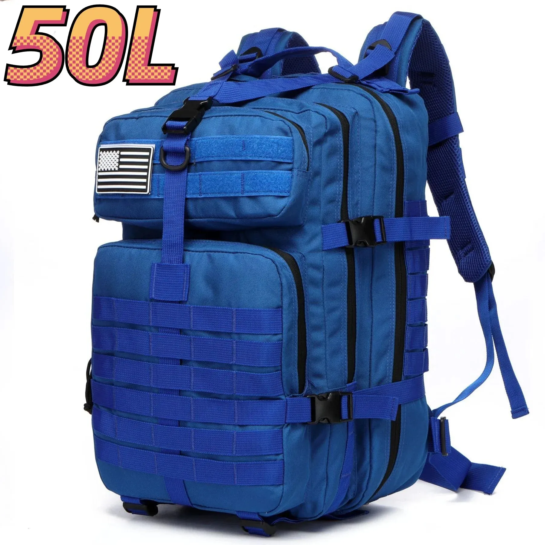 50L/30L Camo Bag Men Tactical Backpack Molle Bag Out Bag Waterproof Camping Hunting Backpack Trekking Hiking