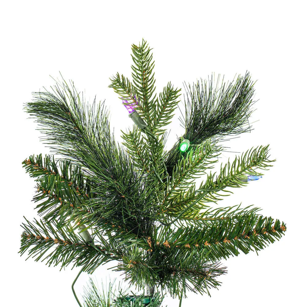 9' x 49" Southern Mixed Spruce Artificial Christmas Tree LED Colored Lights