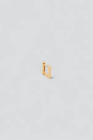 9K Gold Sleek Huggie