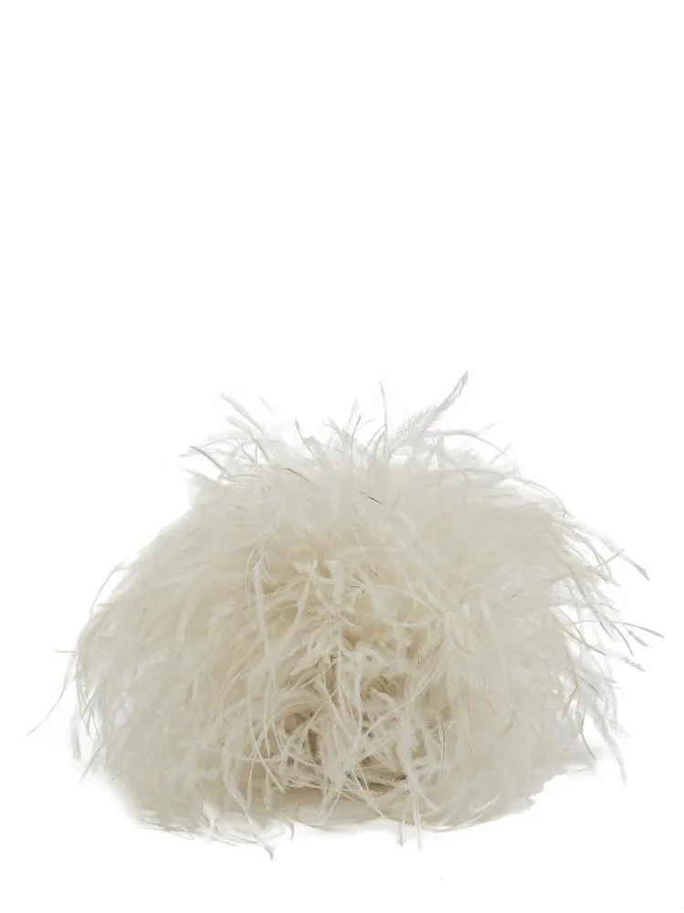 Alexander McQueen Feather Clutch Bag