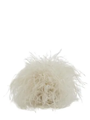 Alexander McQueen Feather Clutch Bag