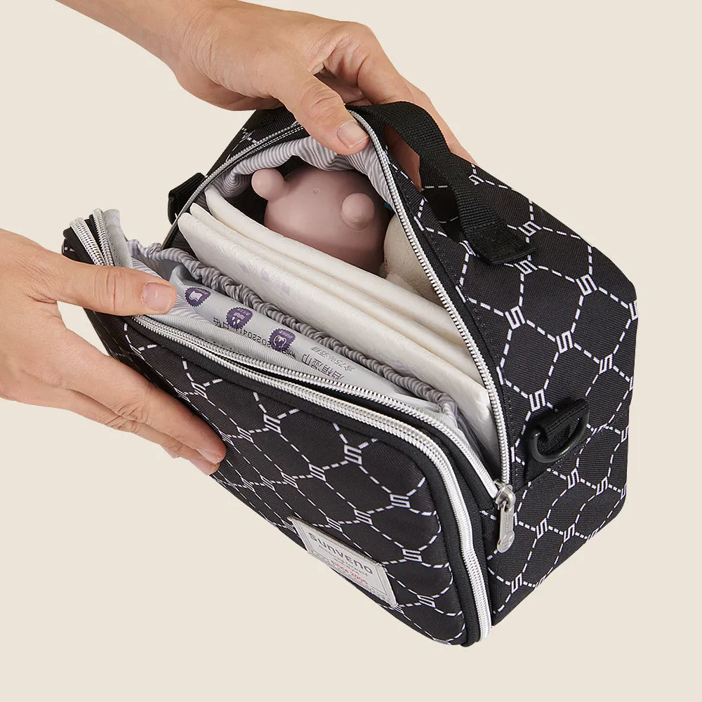All in One Purse Diaper Bag (Built In Changing Pad)