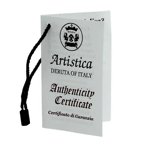 ANTICA DERUTA: Hand Painted Ceramic Authentic Deruta Tile