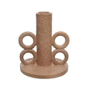 Aztec style candlestick holder