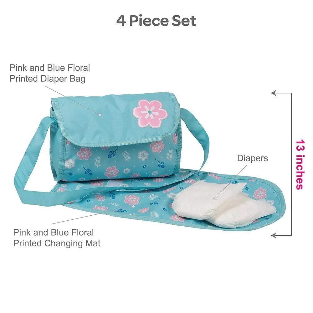 Baby Doll Diaper Bag / Flower Power