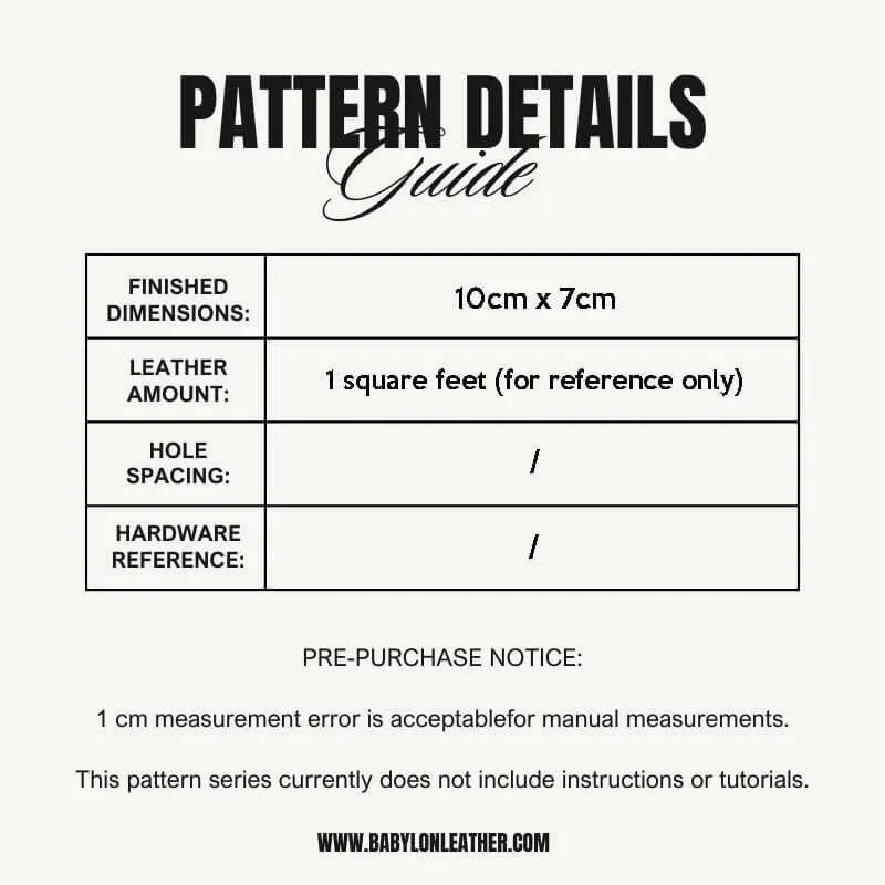 BABYLON™ Business Card Holder Pattern XBC-18