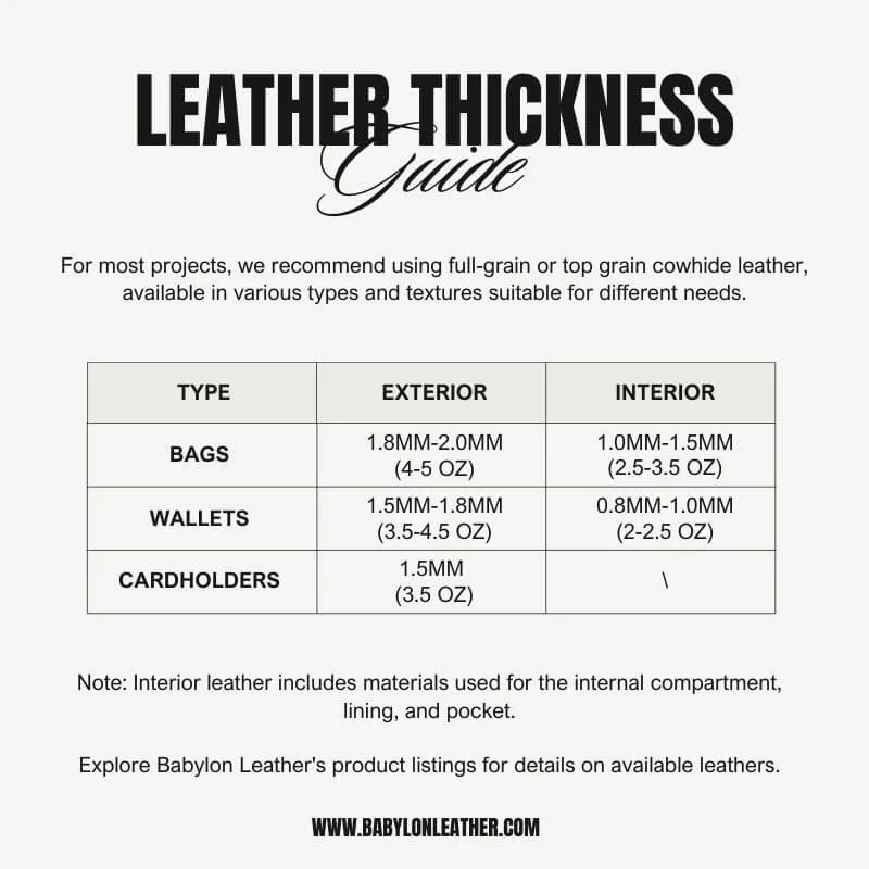 BABYLON™ DIY Card Protector Leather Craft Pattern XBY-13