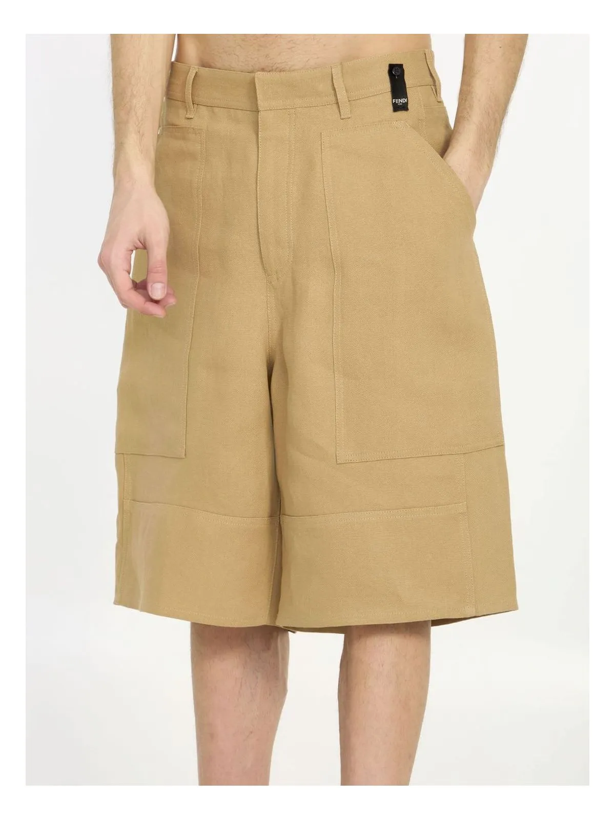BEIGE BERMUDA SHORT