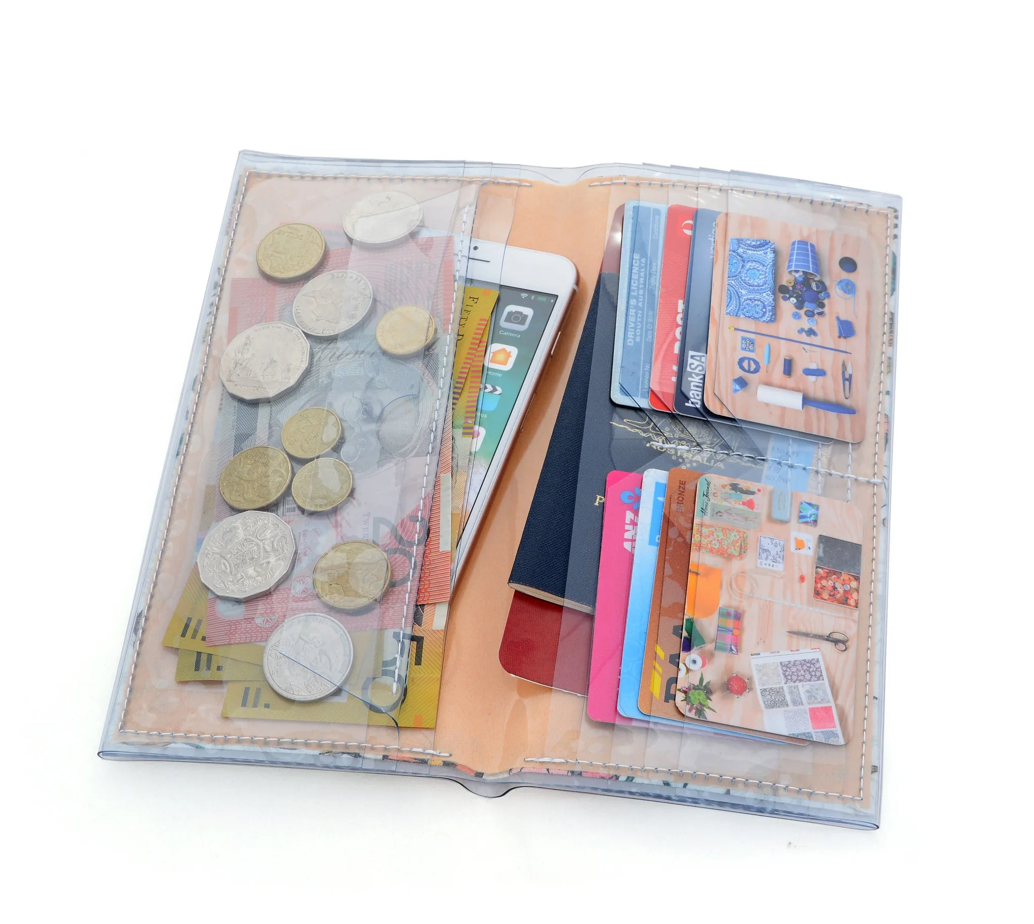 Bi-fold Plus - Frida with parrots