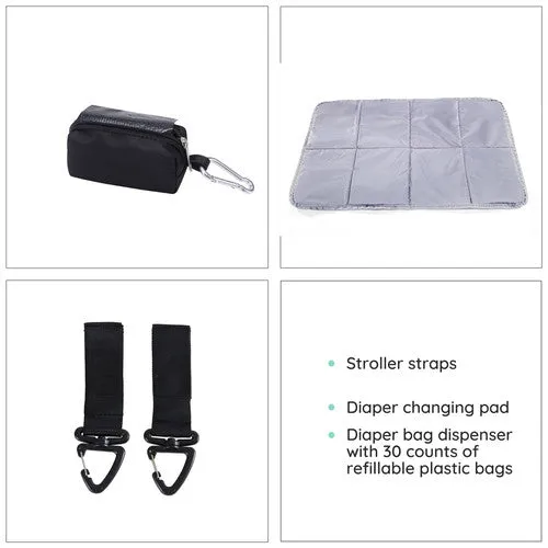 Blake Diaper Backpack 5pc Set - Chevron Tote
