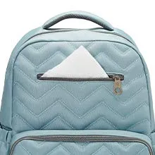 Blake Diaper Backpack 5pc Set - Chevron Tote