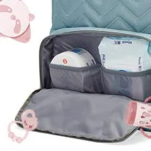 Blake Diaper Backpack 5pc Set - Chevron Tote