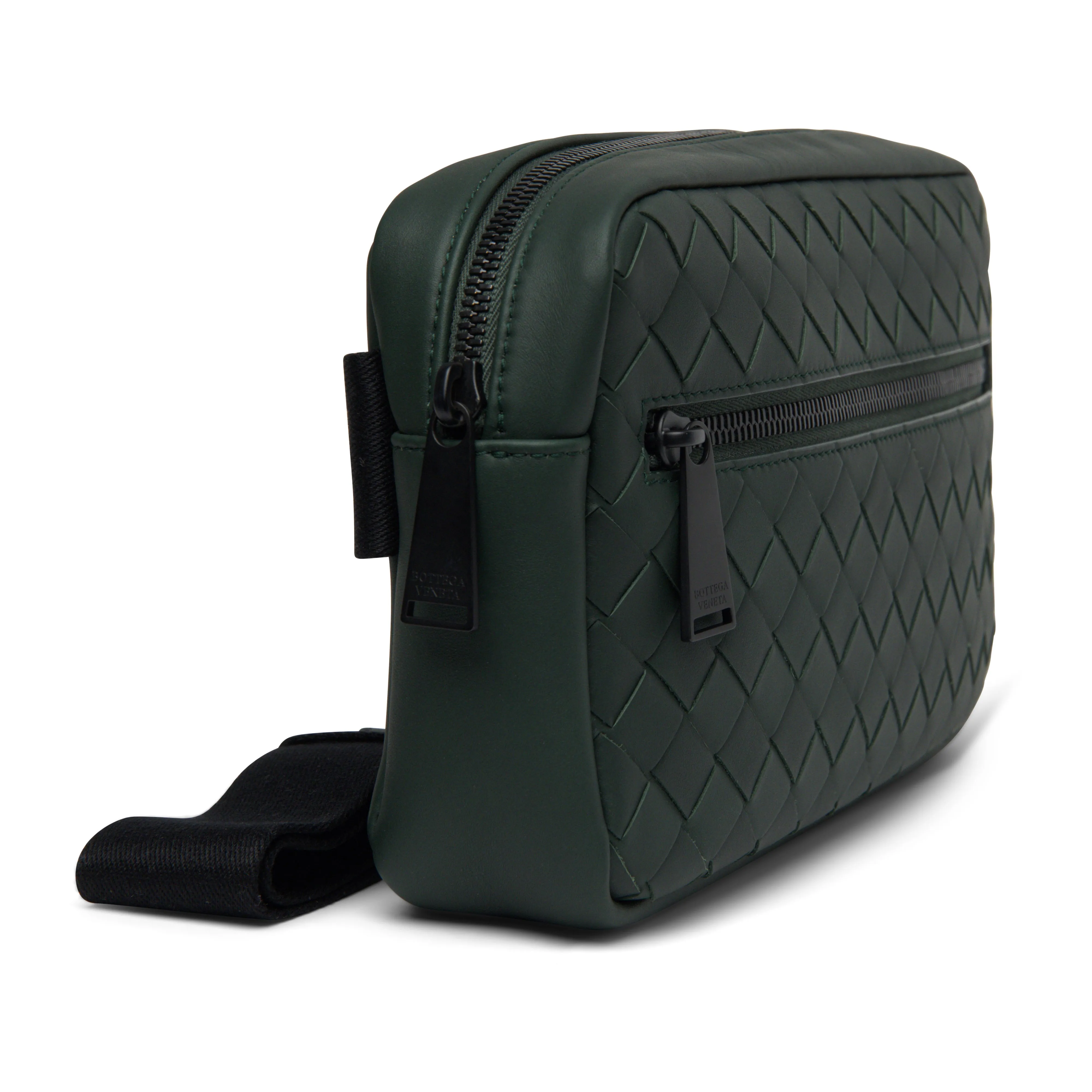 Bottega Veneta Intrecciato Woven Leather Waist Bag