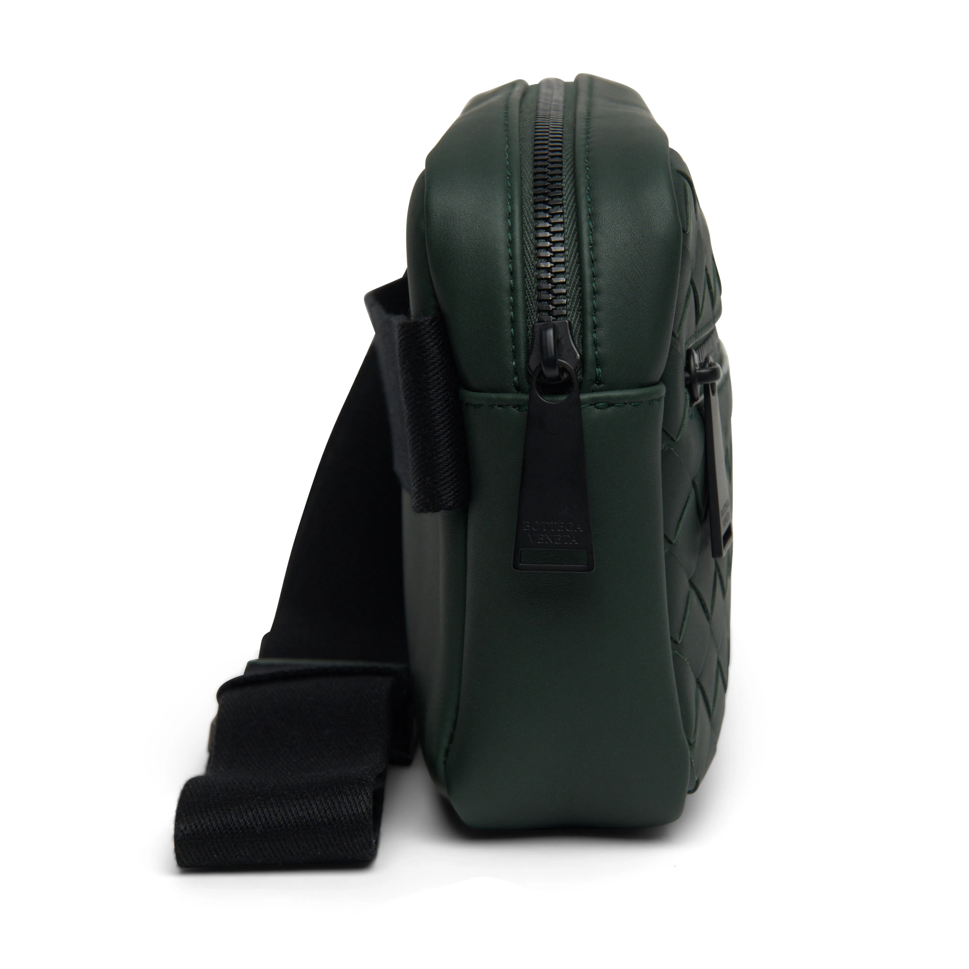 Bottega Veneta Intrecciato Woven Leather Waist Bag