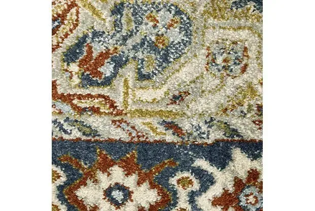 Branson BR04A Rust/Beige Rug