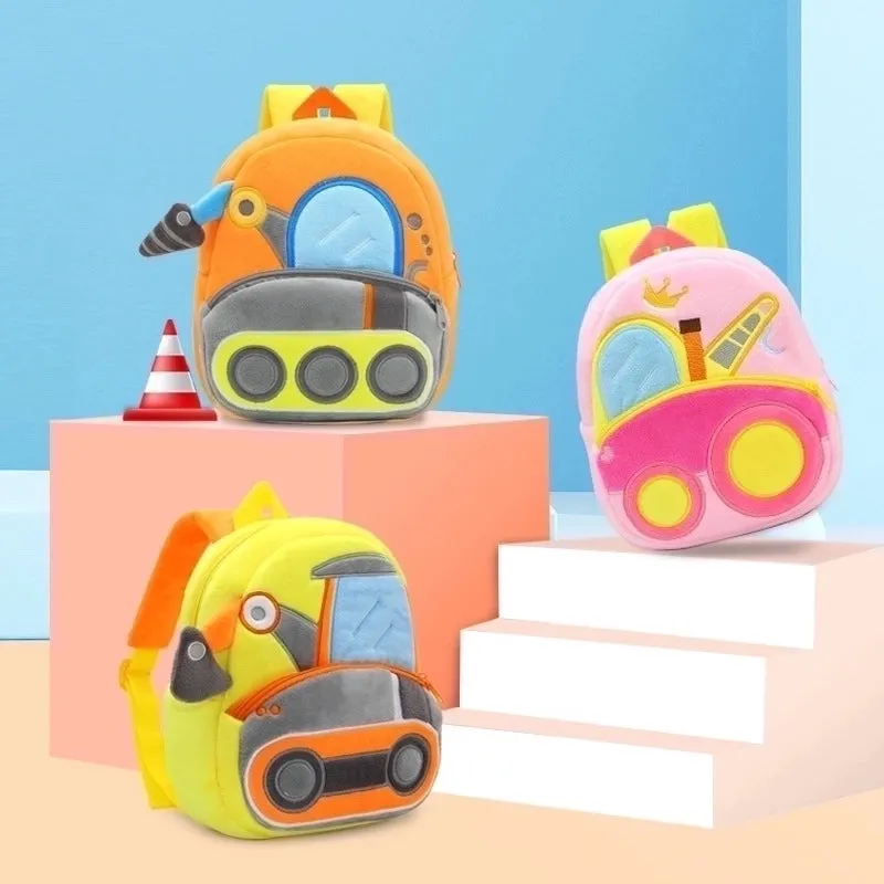 Burden Reduction 11 Inch Cartoon Shopping Kids Backpack
