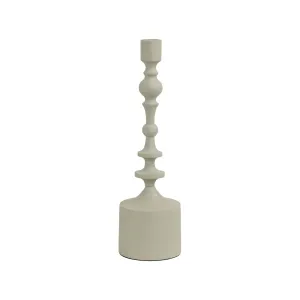 CANDLE HOLDER Ø10X34 CM SHEVA MATT SAND