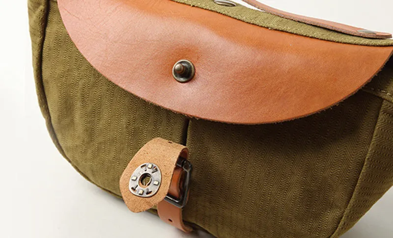 Canvas Crossbody Hobo Bags Canvas And Leather Shoulder Bag For Women