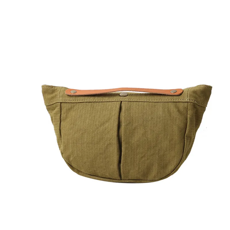 Canvas Crossbody Hobo Bags Canvas And Leather Shoulder Bag For Women