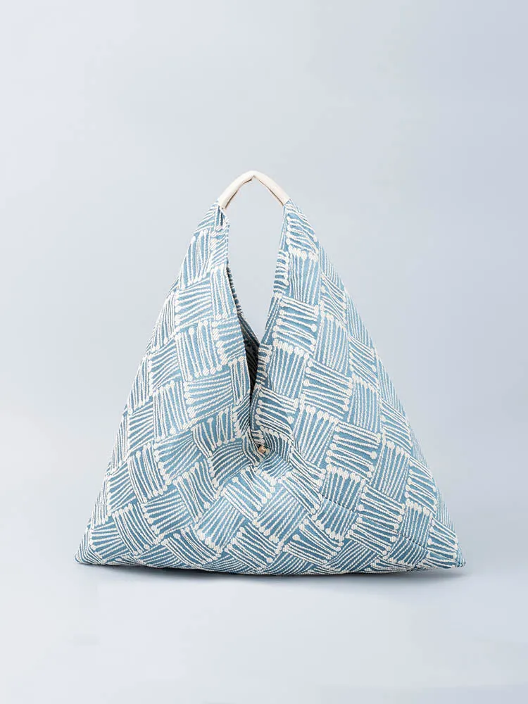 Canvas Triangle Bag - Printed