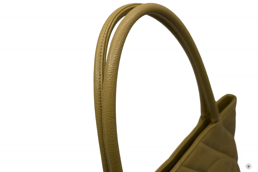 Chanel A01804 Classic CC Medallion Beige Caviar Tote Bag Ghw