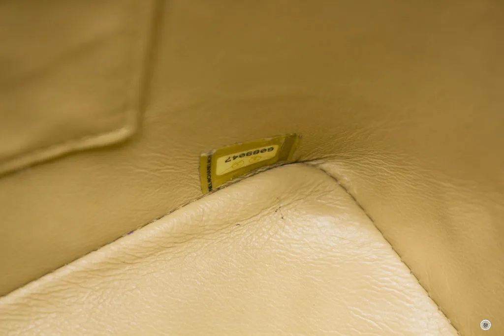 Chanel A01804 Classic CC Medallion Beige Caviar Tote Bag Ghw
