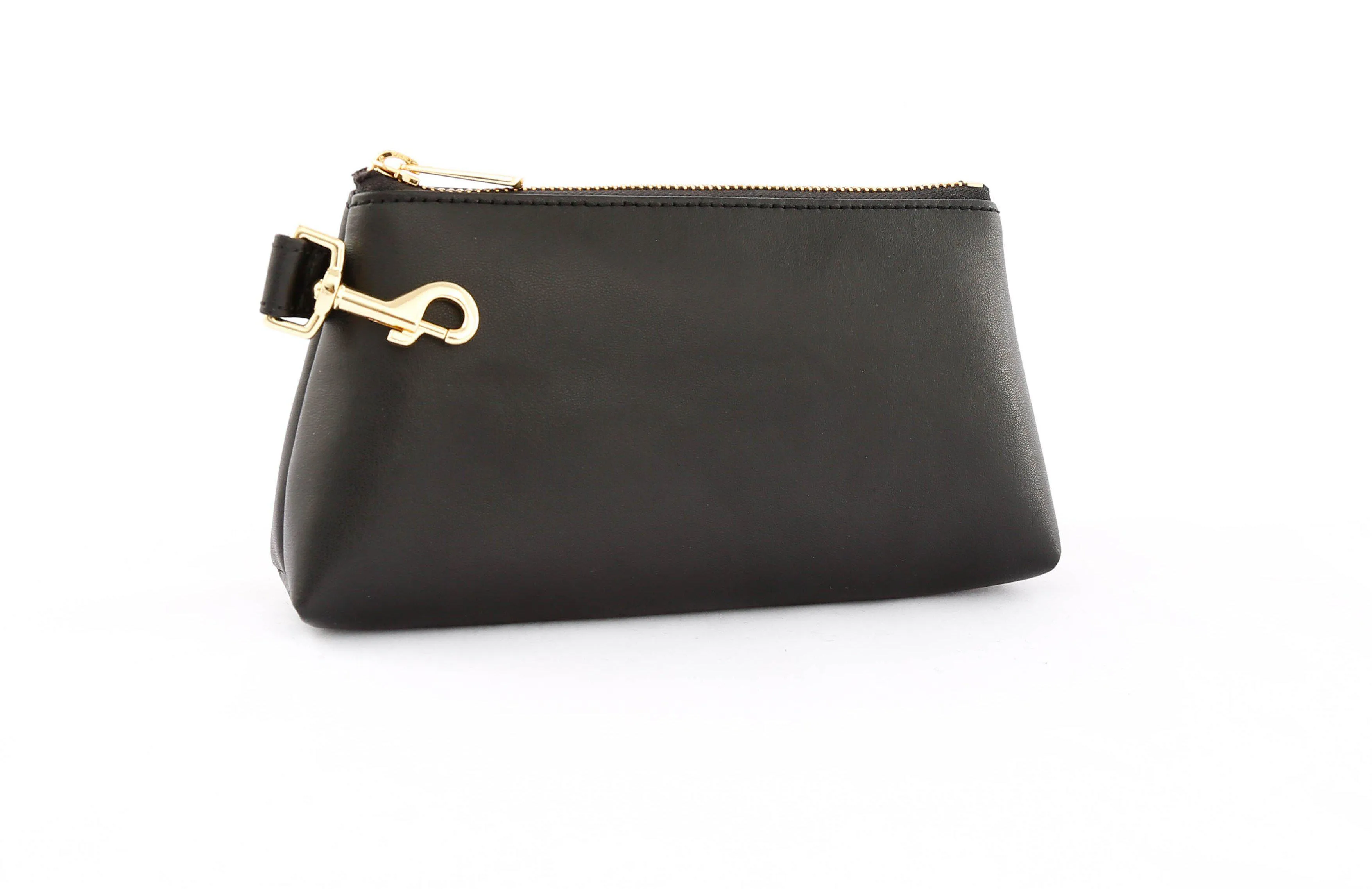 Classic Black PREMIUM LEATHER KEYPIT Set • Wristlet