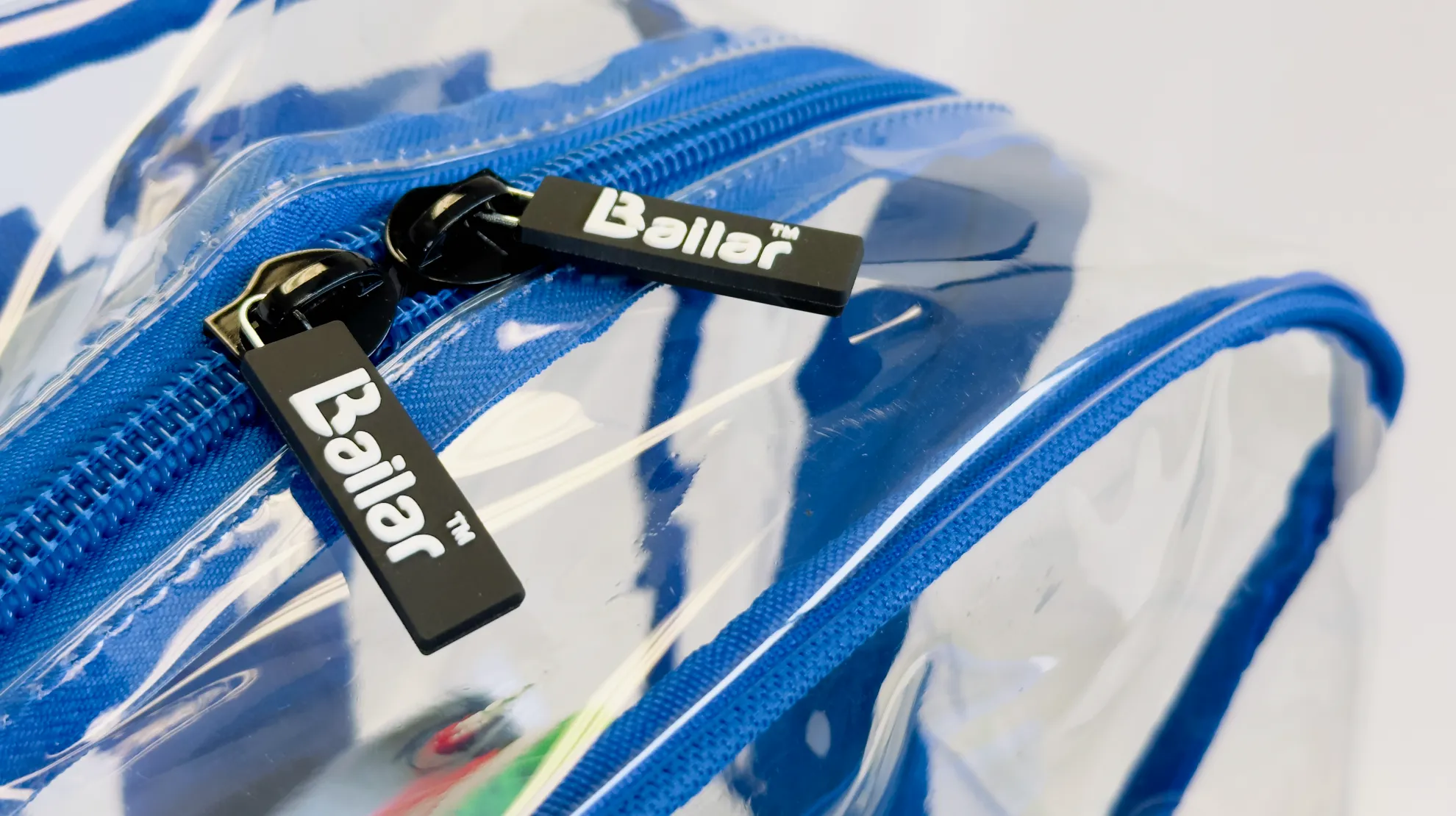 Clear Backpack Blue