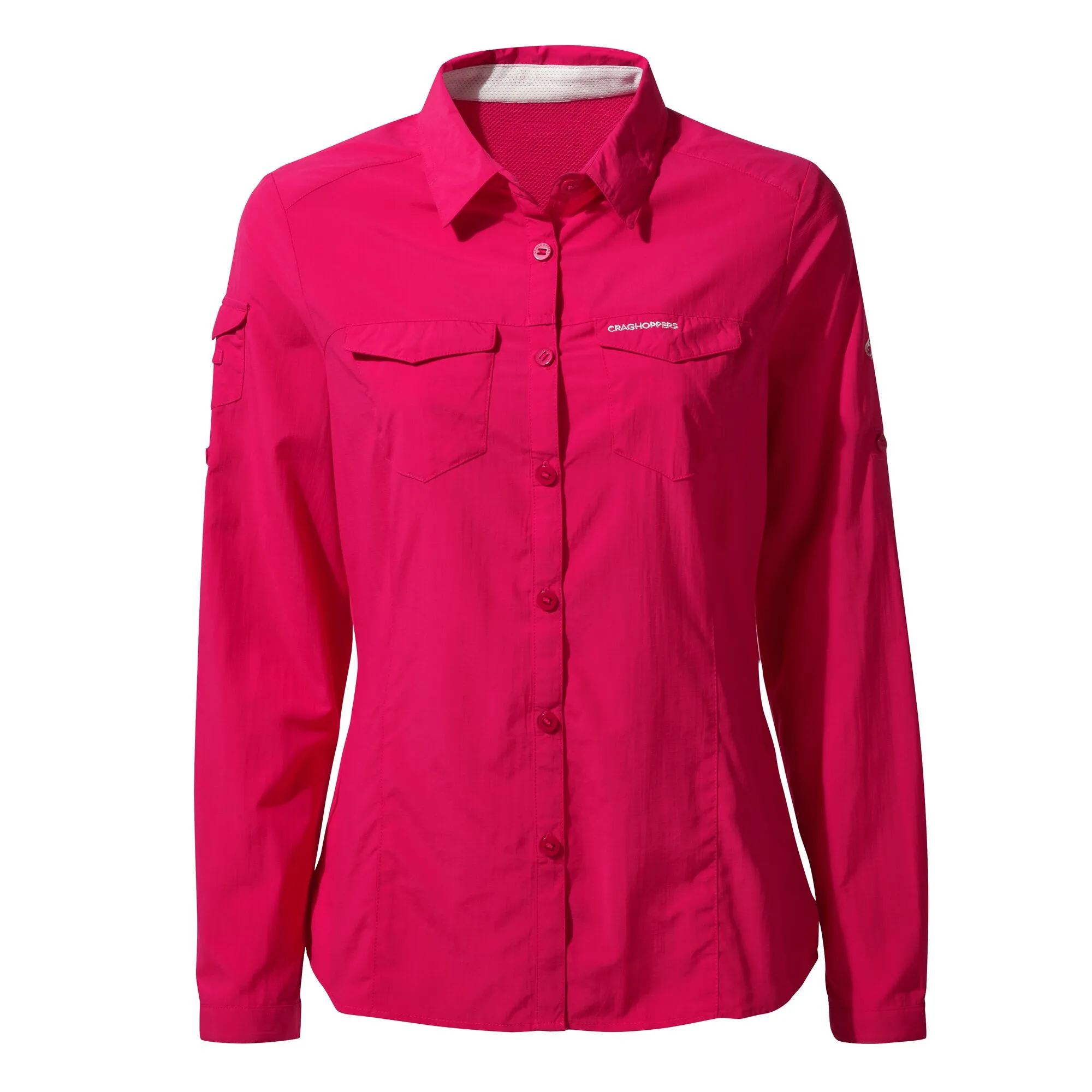 Craghoppers Women&#x27;s NosiLife Adventure Longsleeve Shirt Winter Rose | Buy Craghoppers Women&#x27;s NosiLife Adventure Longsleeve Shirt Winter Rose here | Outnorth