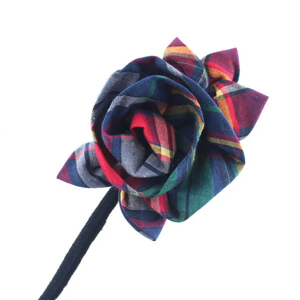 Crystalmood Flexy Hair Styler Up-do Stick Plaid Rose