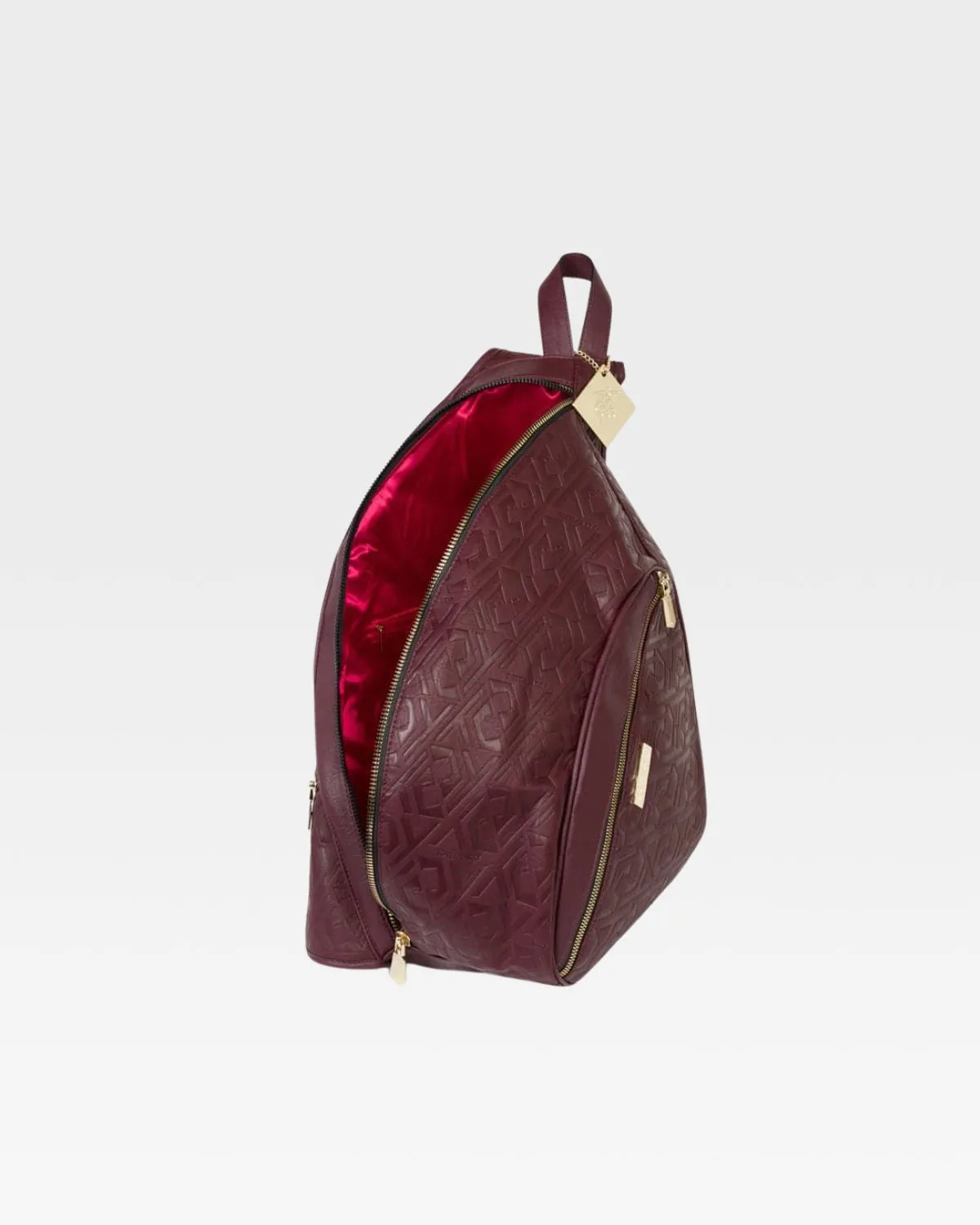 Designer Large Sling Bag in Maroon