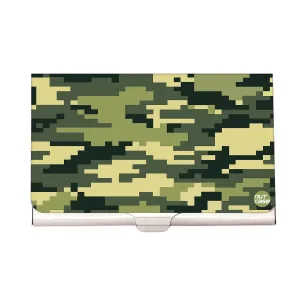 Designer Visiting Card Holder Nutcase - Shades of Green