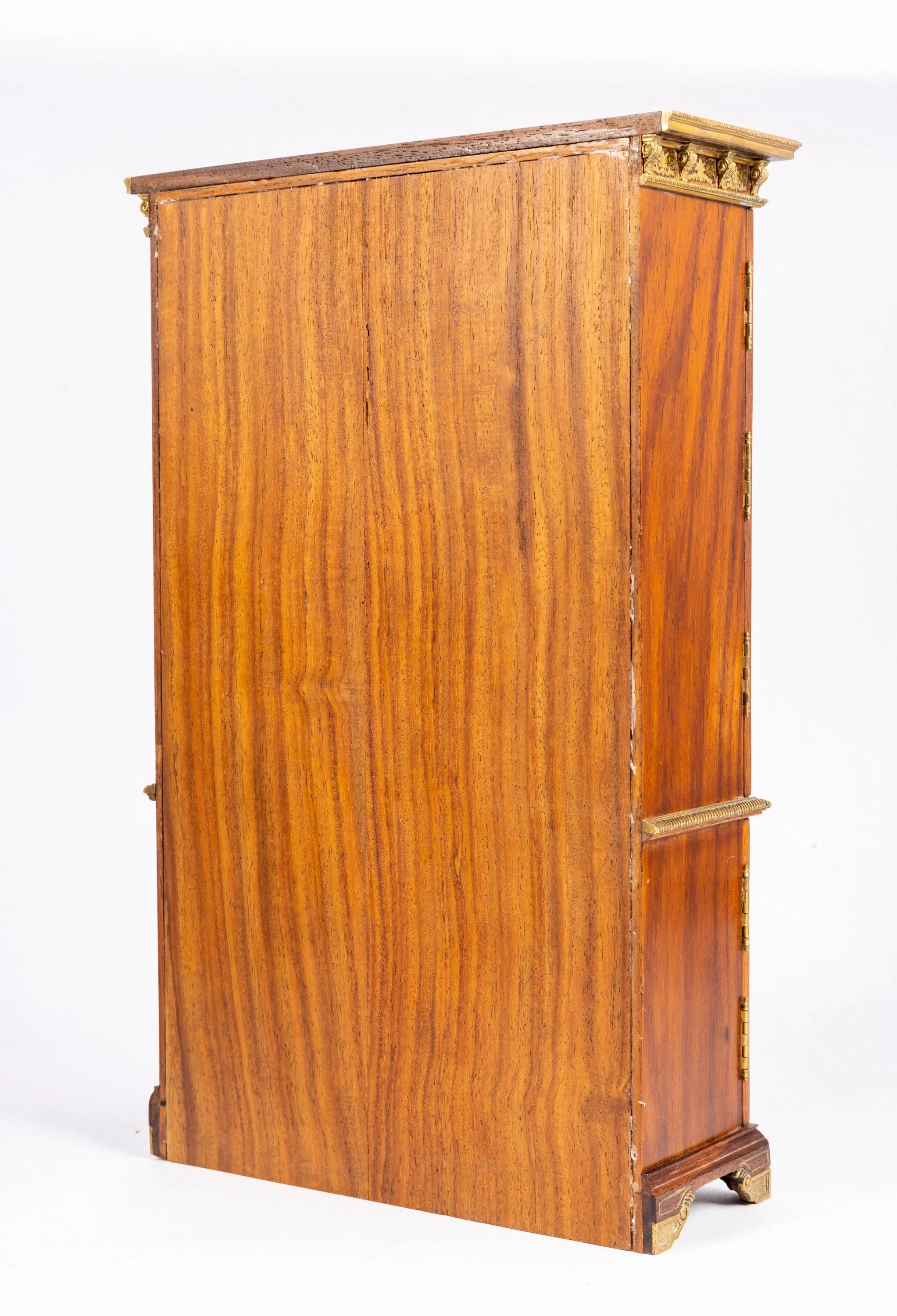 Dollhouse Miniature ~ Incredible Wardrobe with Brass by Rohit Khanna of India - From the Estate of Lee Lefkowitz