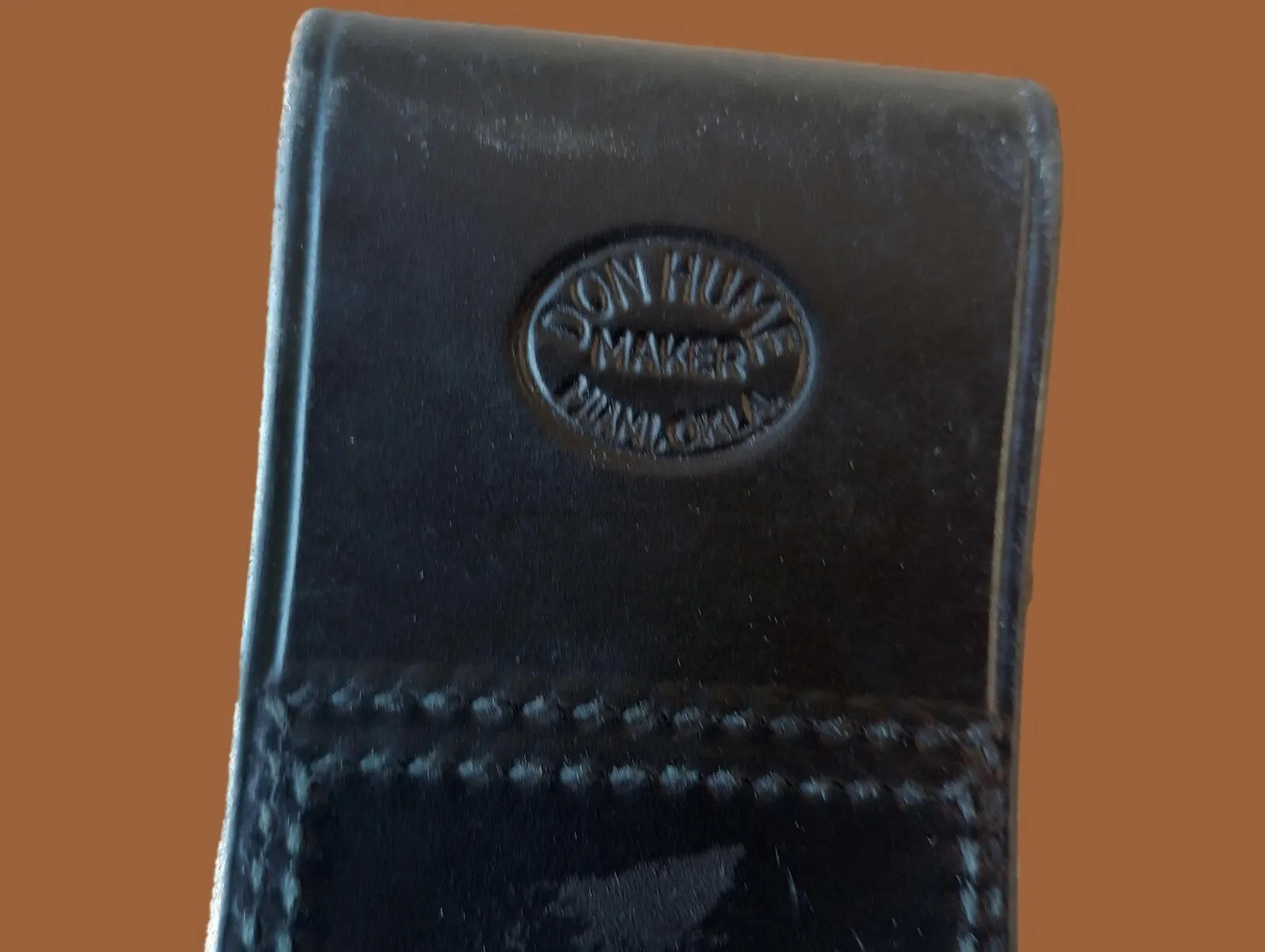Don Hume Maker leather holster for revolvers drop swivel design