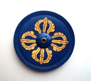 Double Dorjee Wooden Incense Burner