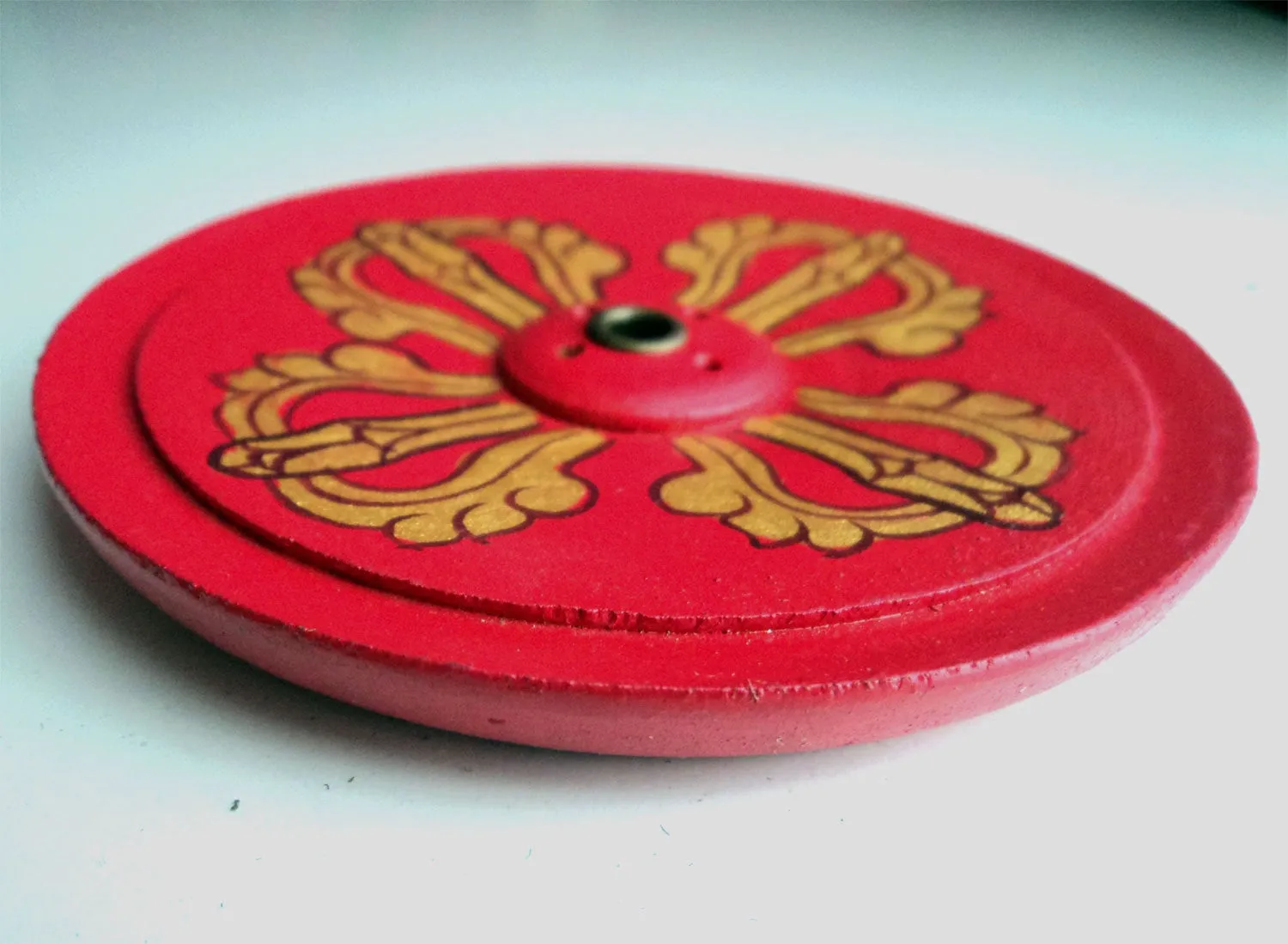 Double Dorjee Wooden Incense Burner