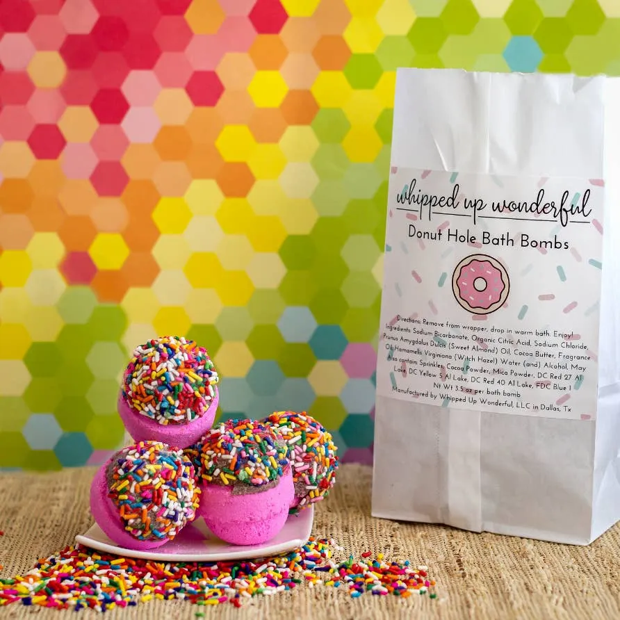 Doughnut Hole Bath Bombs