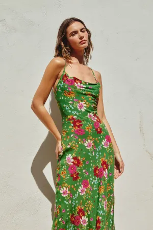 Dress Forum Spring Fling Cowl Neck Criss Cross Maxi Dress