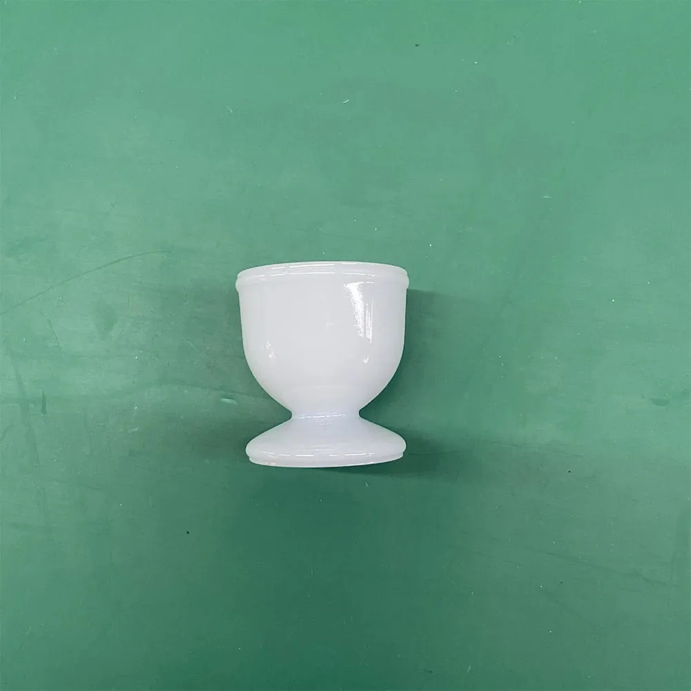 Egg Cup Holder White Plastic for Boiled Egg (4pcs/8pcs)