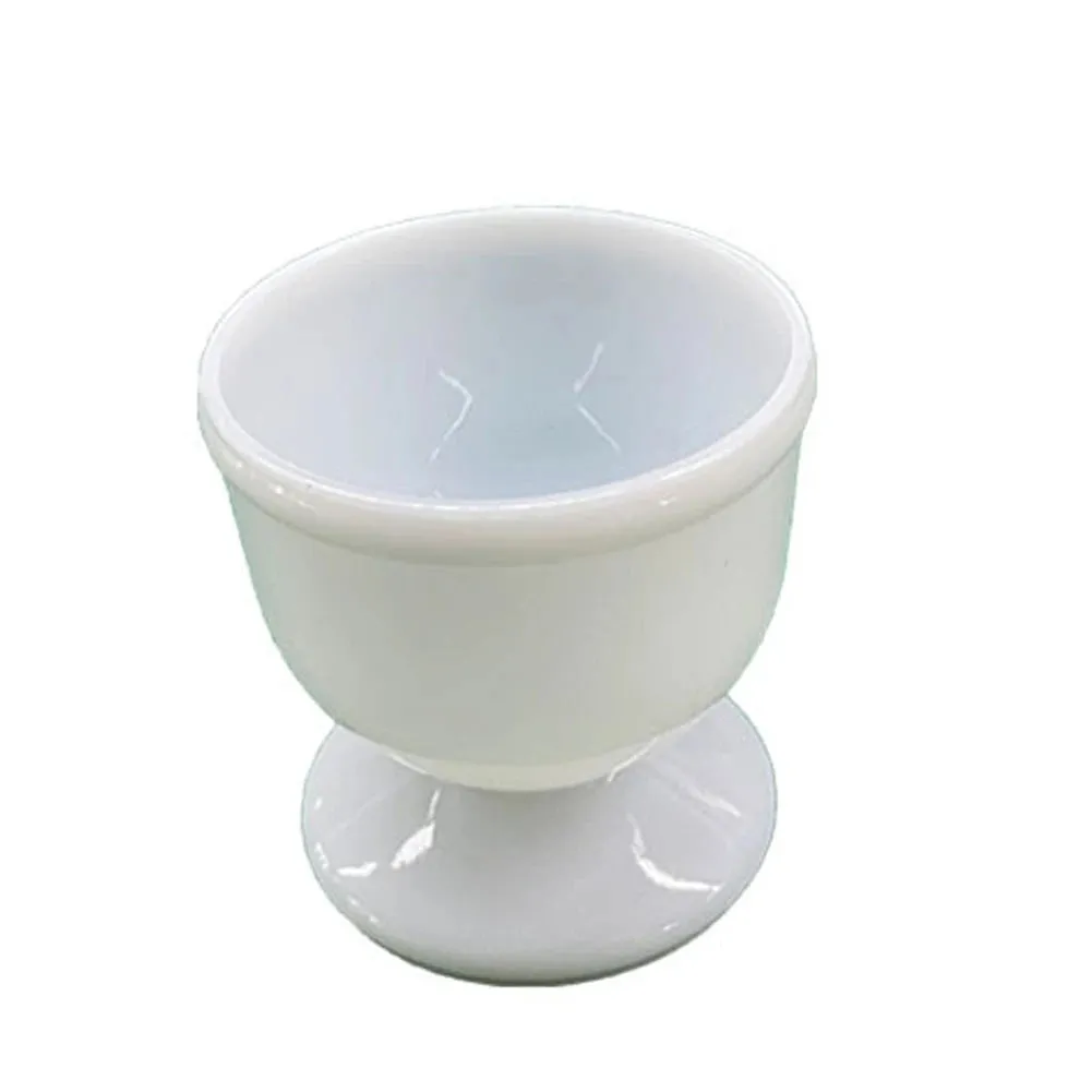 Egg Cup Holder White Plastic for Boiled Egg (4pcs/8pcs)