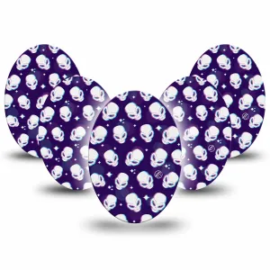 ExpressionMed Aliens Adhesive Patch Oval