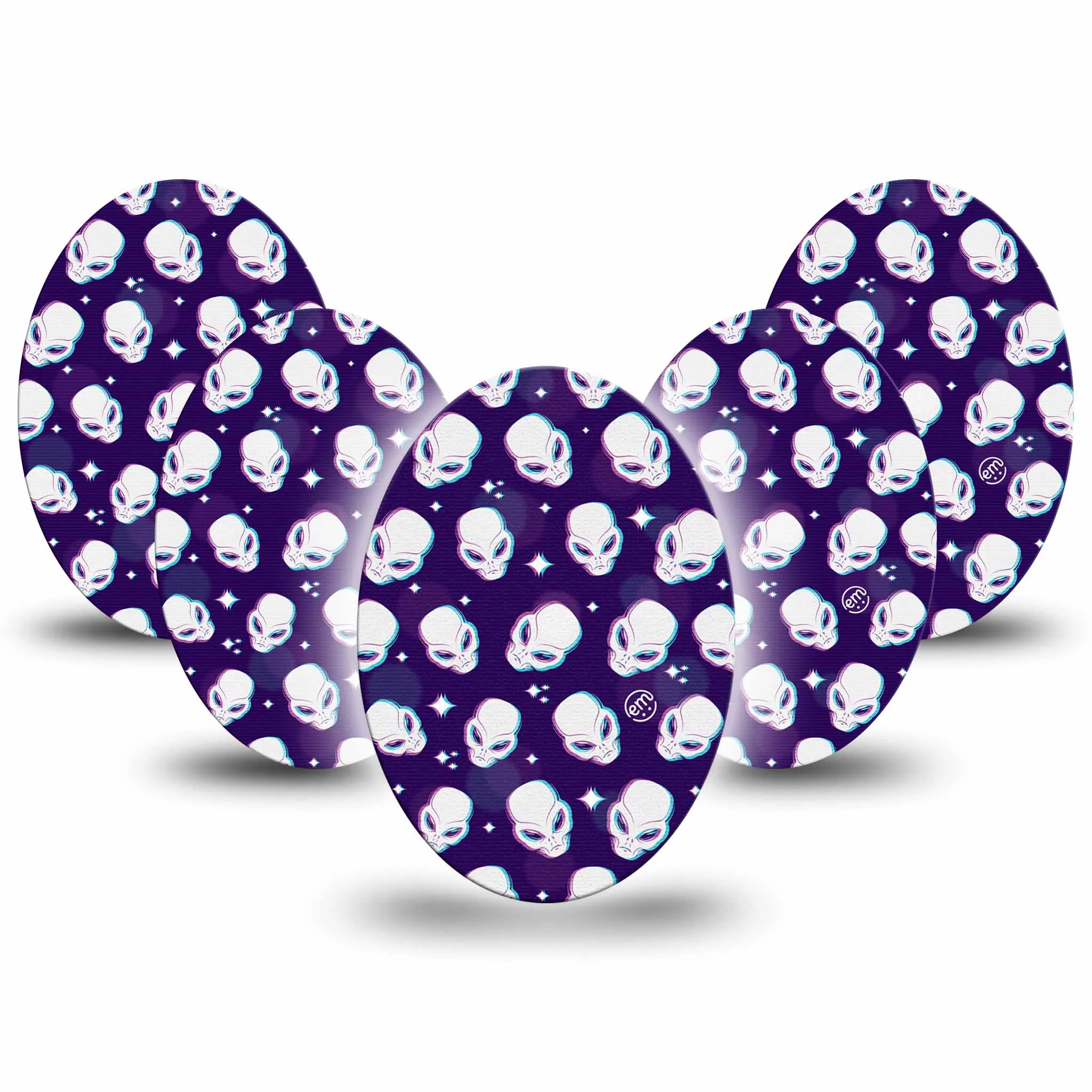 ExpressionMed Aliens Adhesive Patch Oval